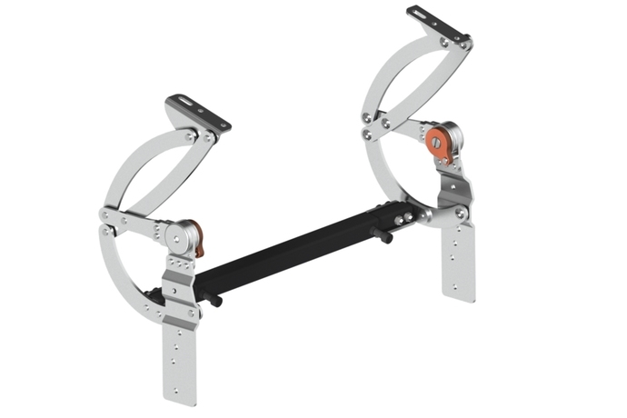 Headrest mechanism W-90-SS-180-12  90°-180°