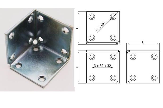 Mounting plate bent